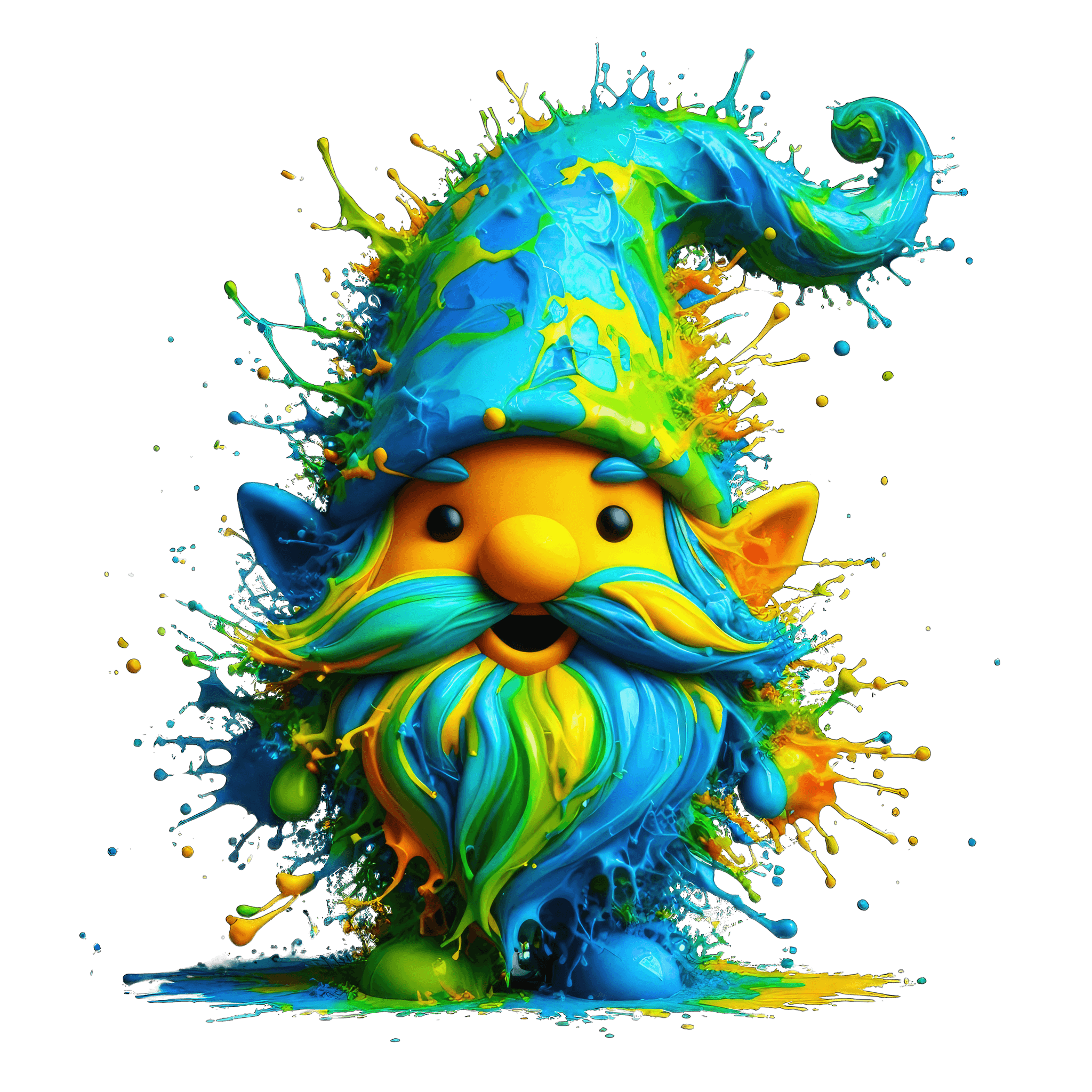 Paint Splatter UV Room