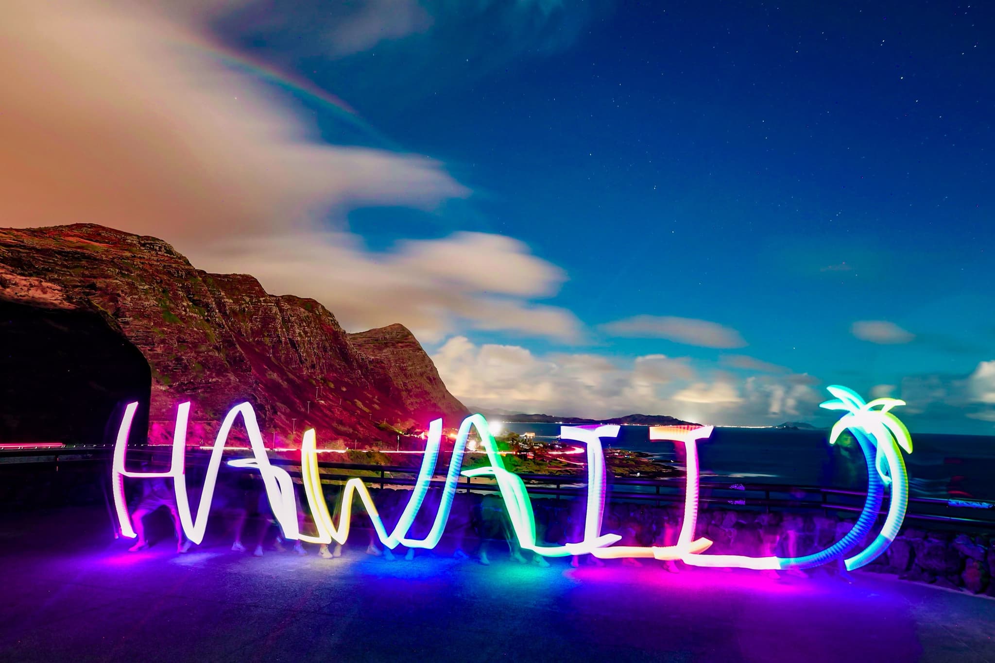 Sunset & Light Painting Experience