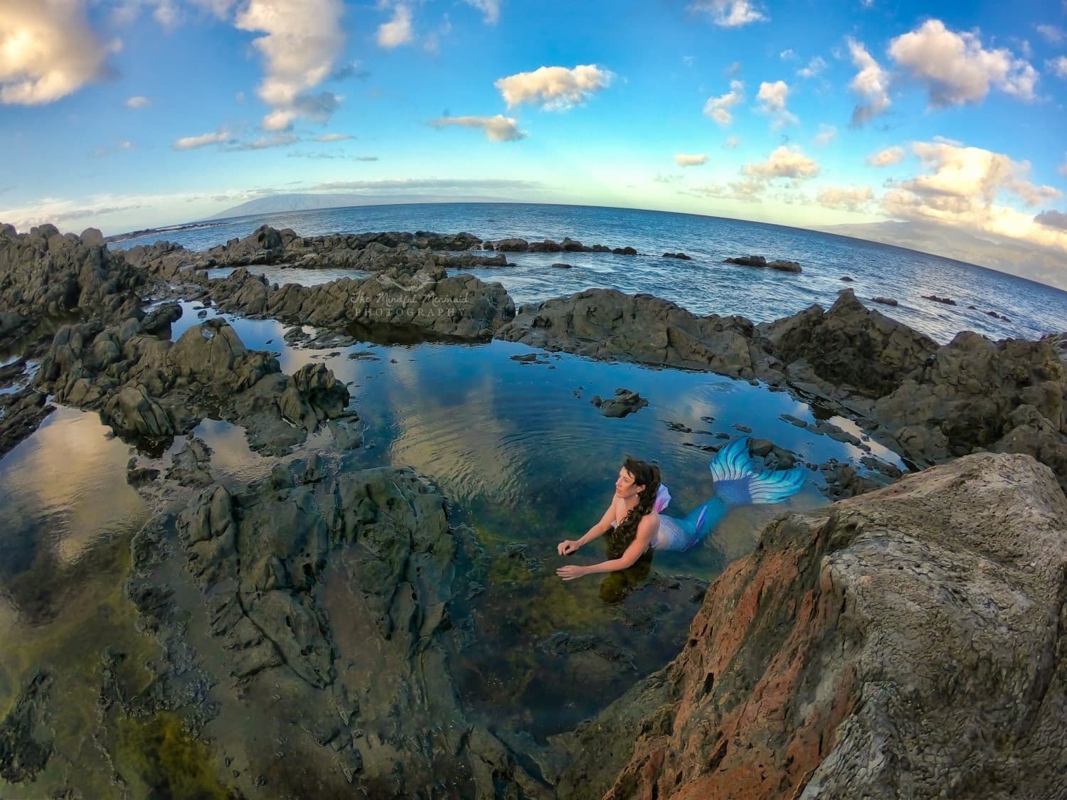 Sunset Mermaid Photo Shoot