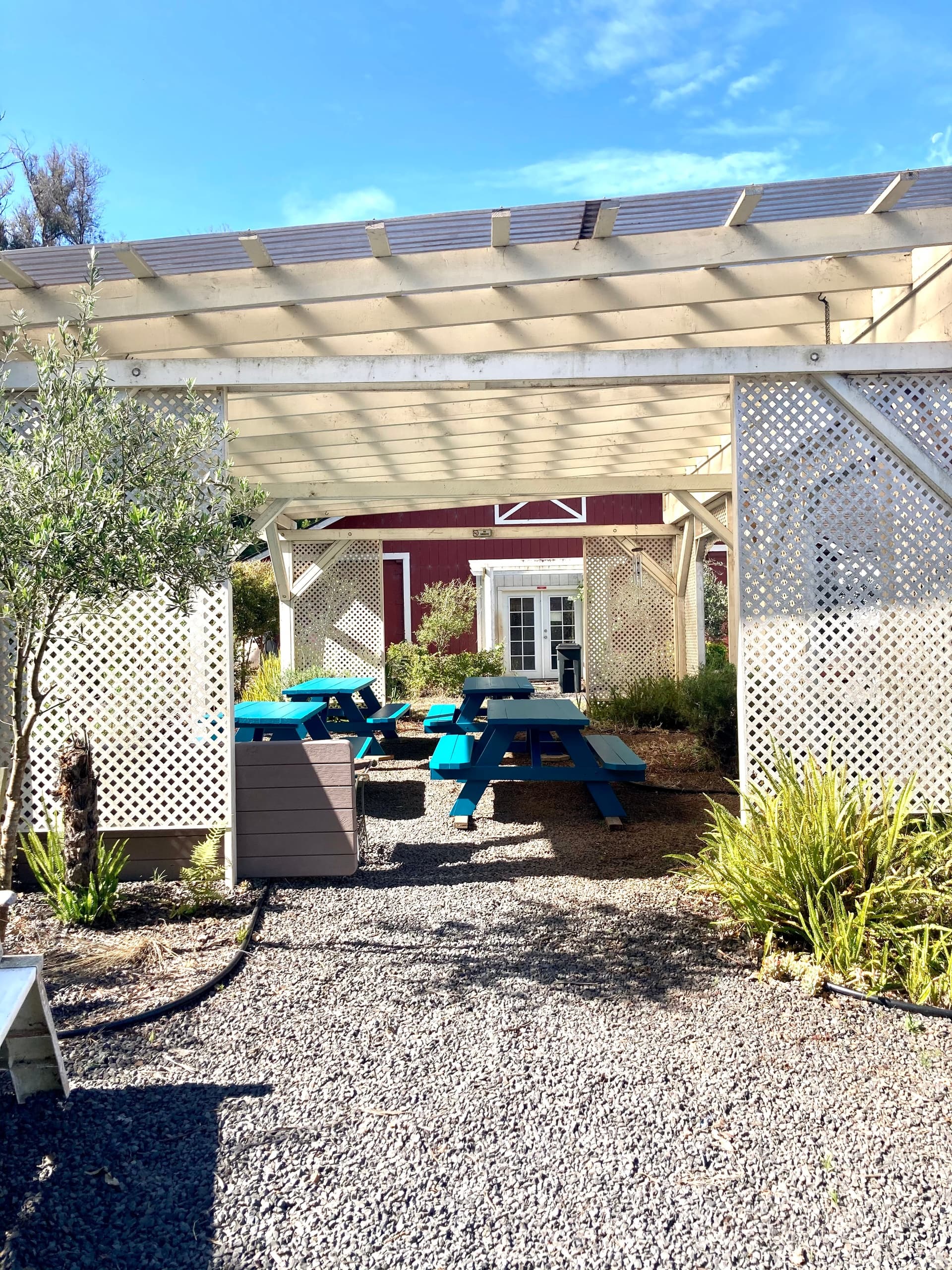 Covered Tea Picnic Table Rental