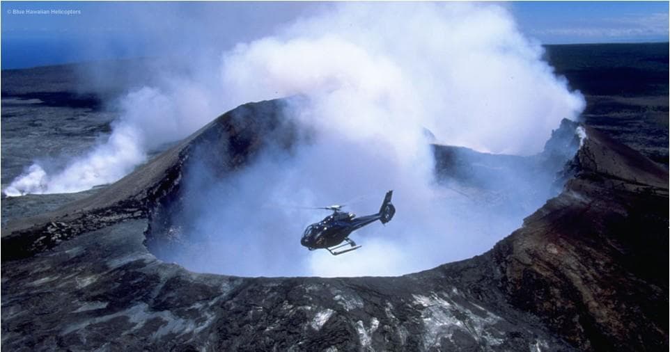 Big Island Volcano Helicopter & Ground Tour - From OAHU (With Air Ticket)
