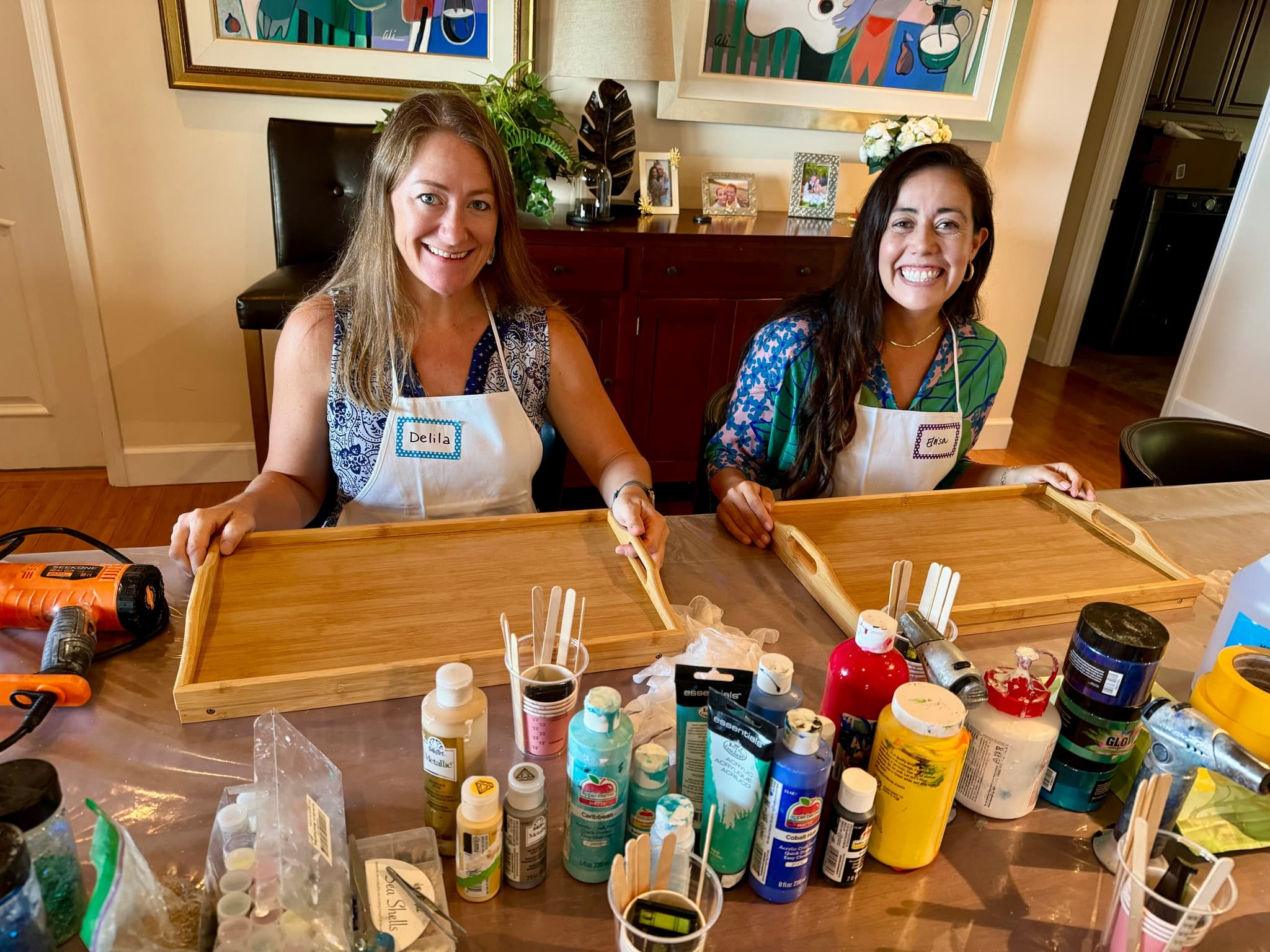 Serving Tray Table/ Lazy Susan Epoxy Resin Masterclass