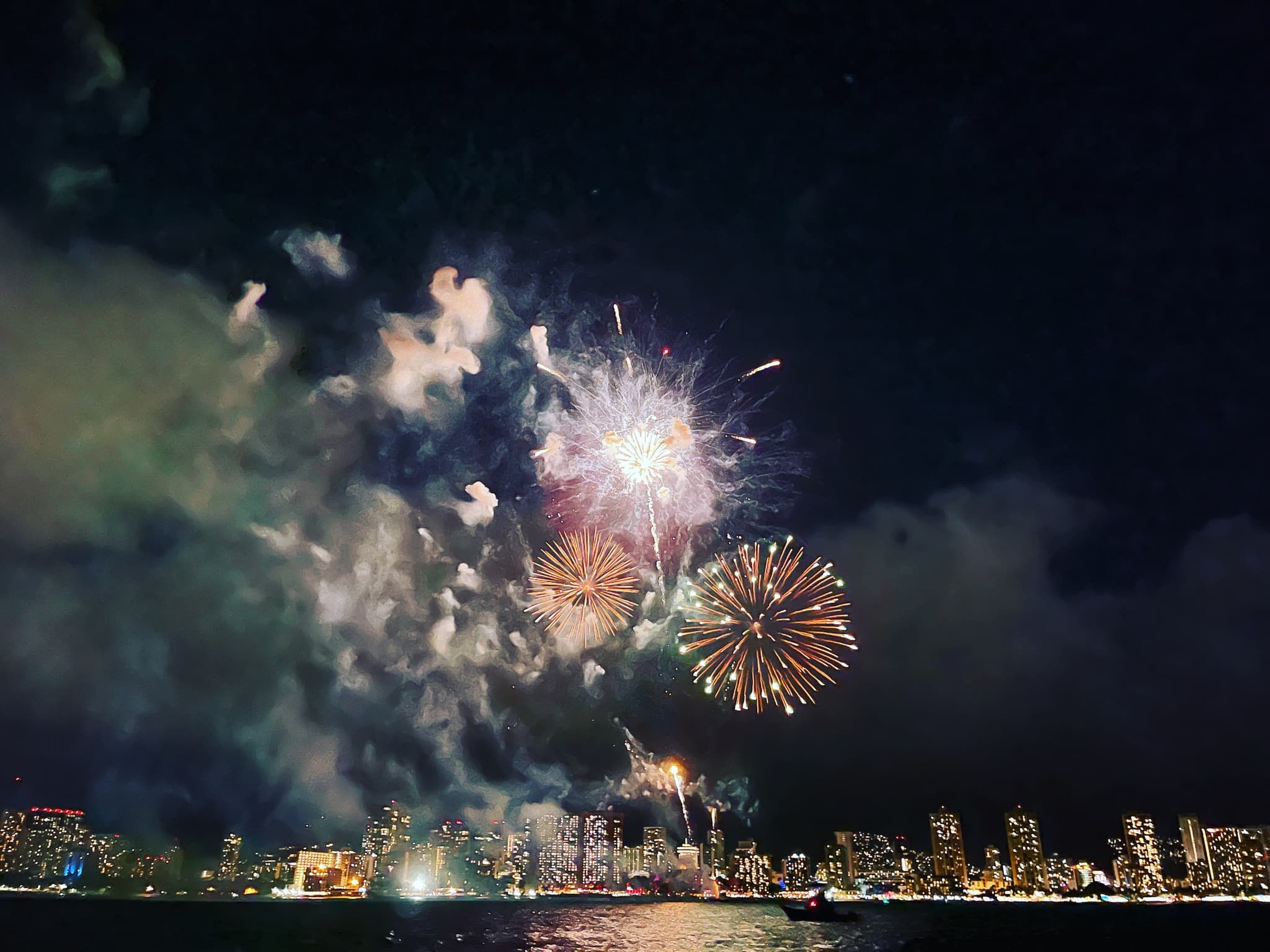 Waikiki Friday Night Fireworks Boat Cruise!