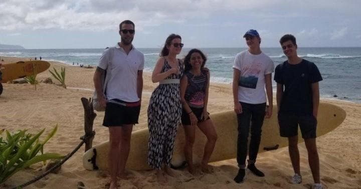 North Shore Surf Lesson and Tour