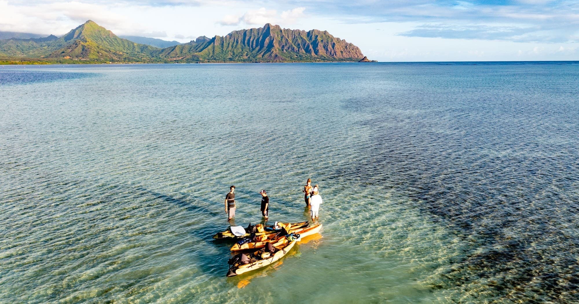 Kaneohe Bay Sandbar Self-Guided Kayak Experience