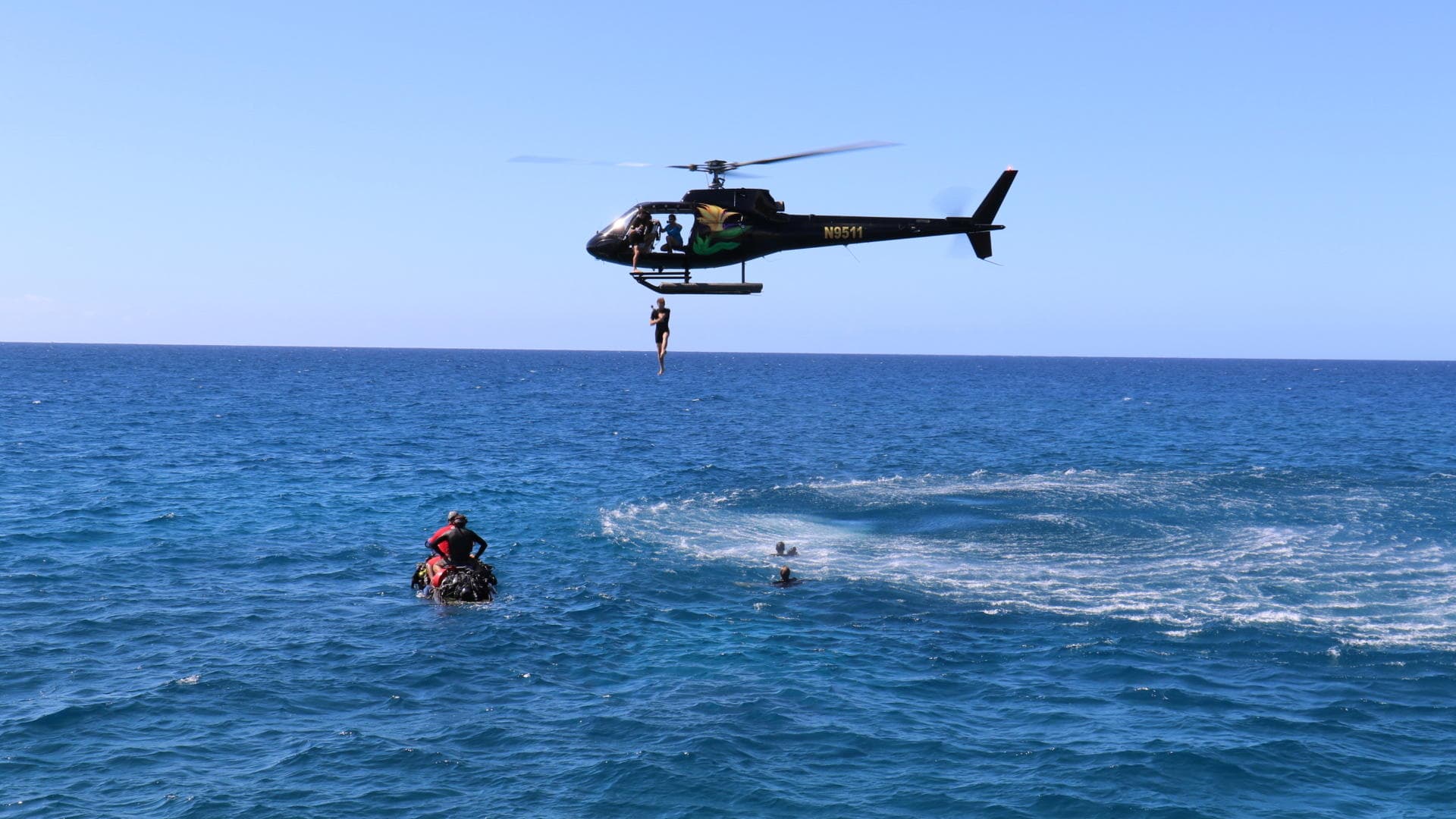 EXCLUSIVE Helicopter Jump and Dive with a Navy SEAL