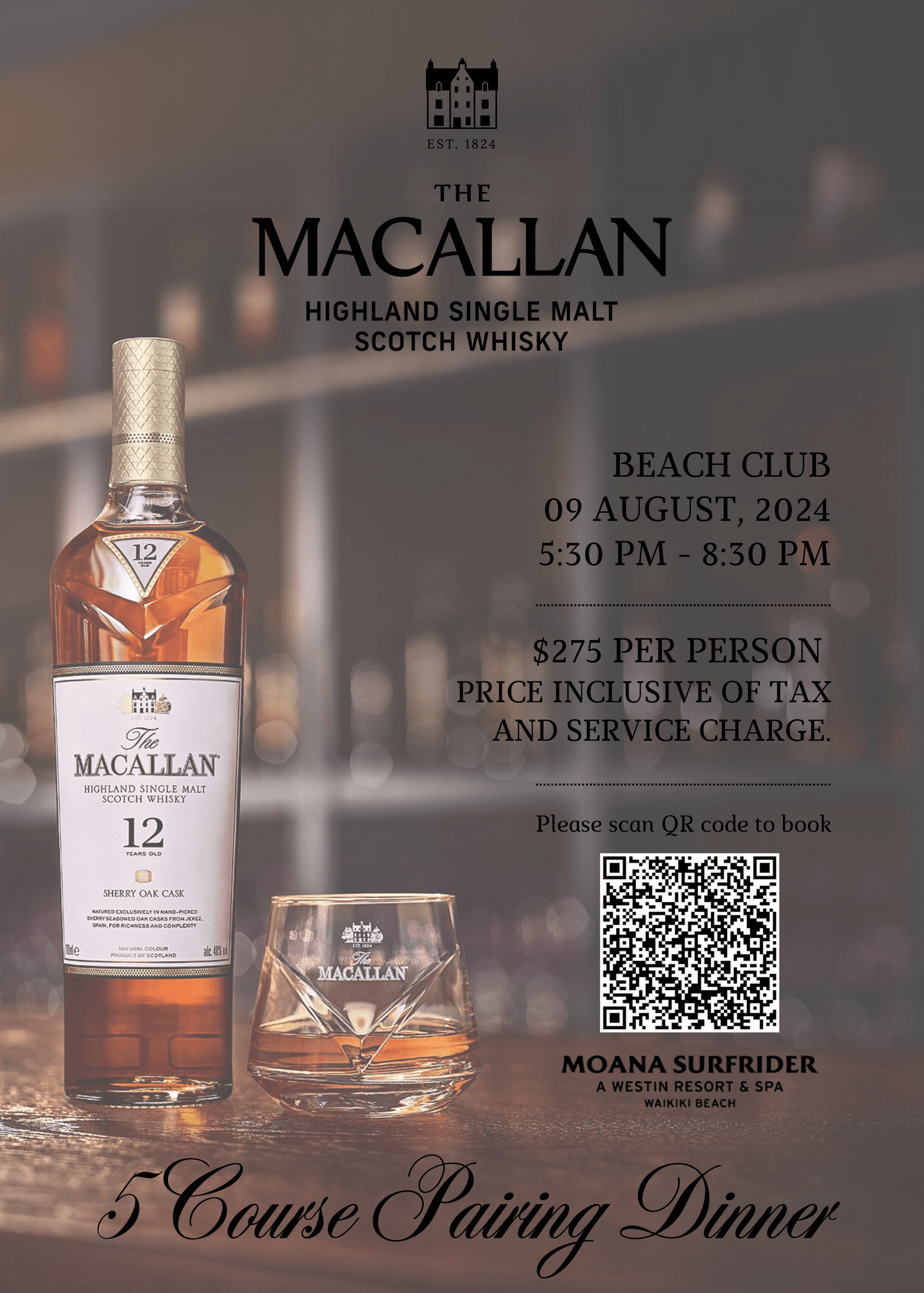 Macallan Pairing Dinner