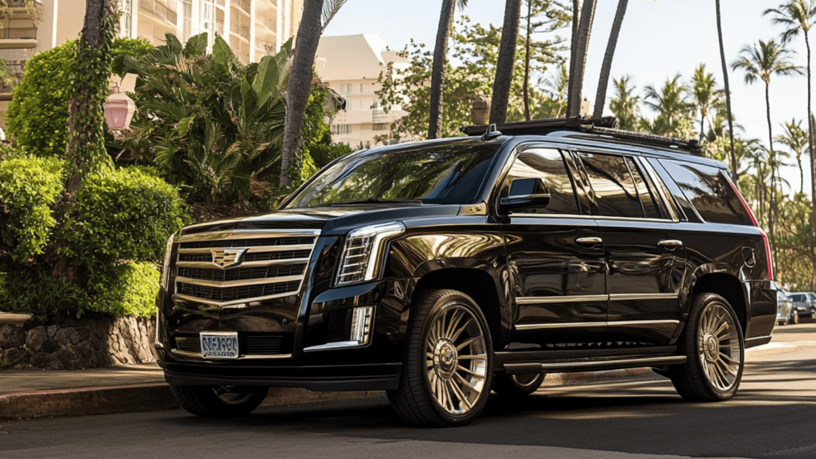 Honolulu Luxury Black Car Service - Flat Rate Transfer to Waikiki