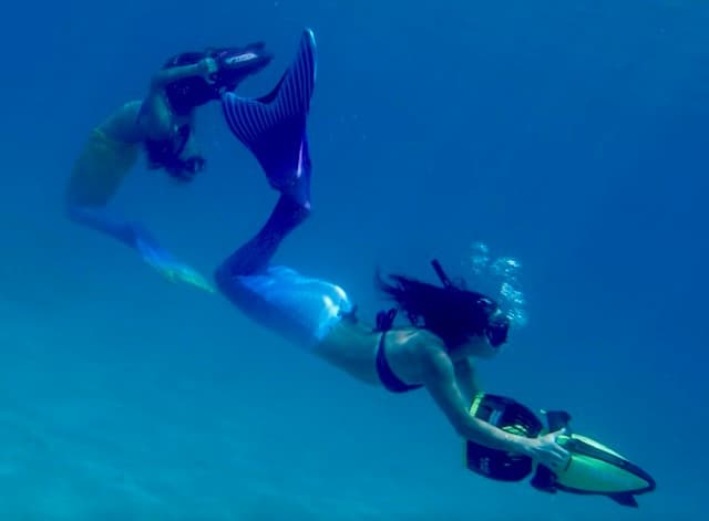 Mermaid Tails with Sea Scooters - Advanced Swimmers Guided Tours