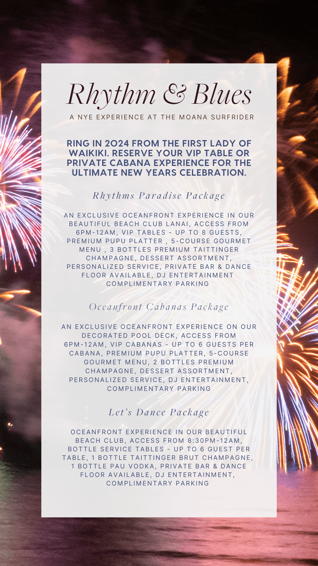 Rhythm & Blues New Years Eve