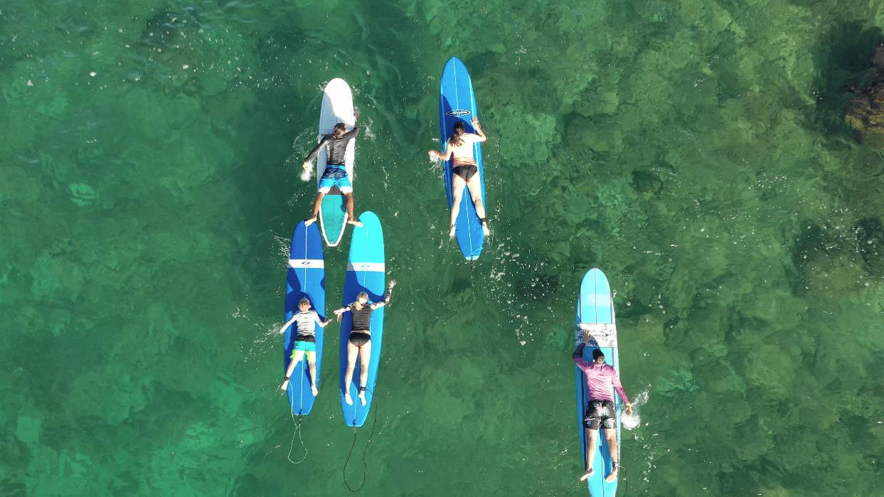 6-8 Surfers. Private Group "Ohana" Lesson