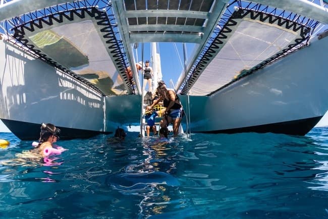Snorkel Adventure departing Kawaihae Harbor