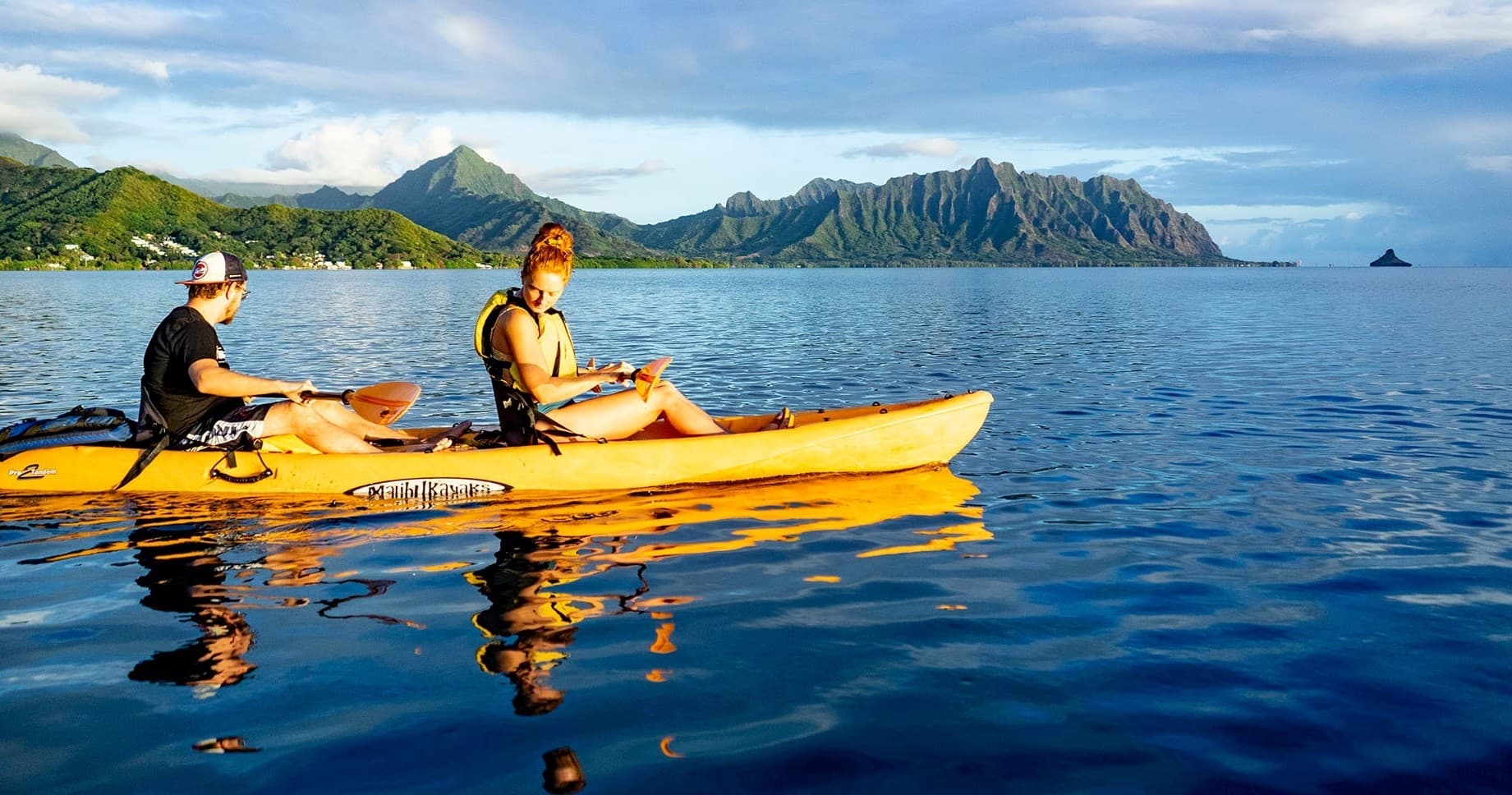 Kaneohe Bay Sandbar Self-Guided Kayak Experience