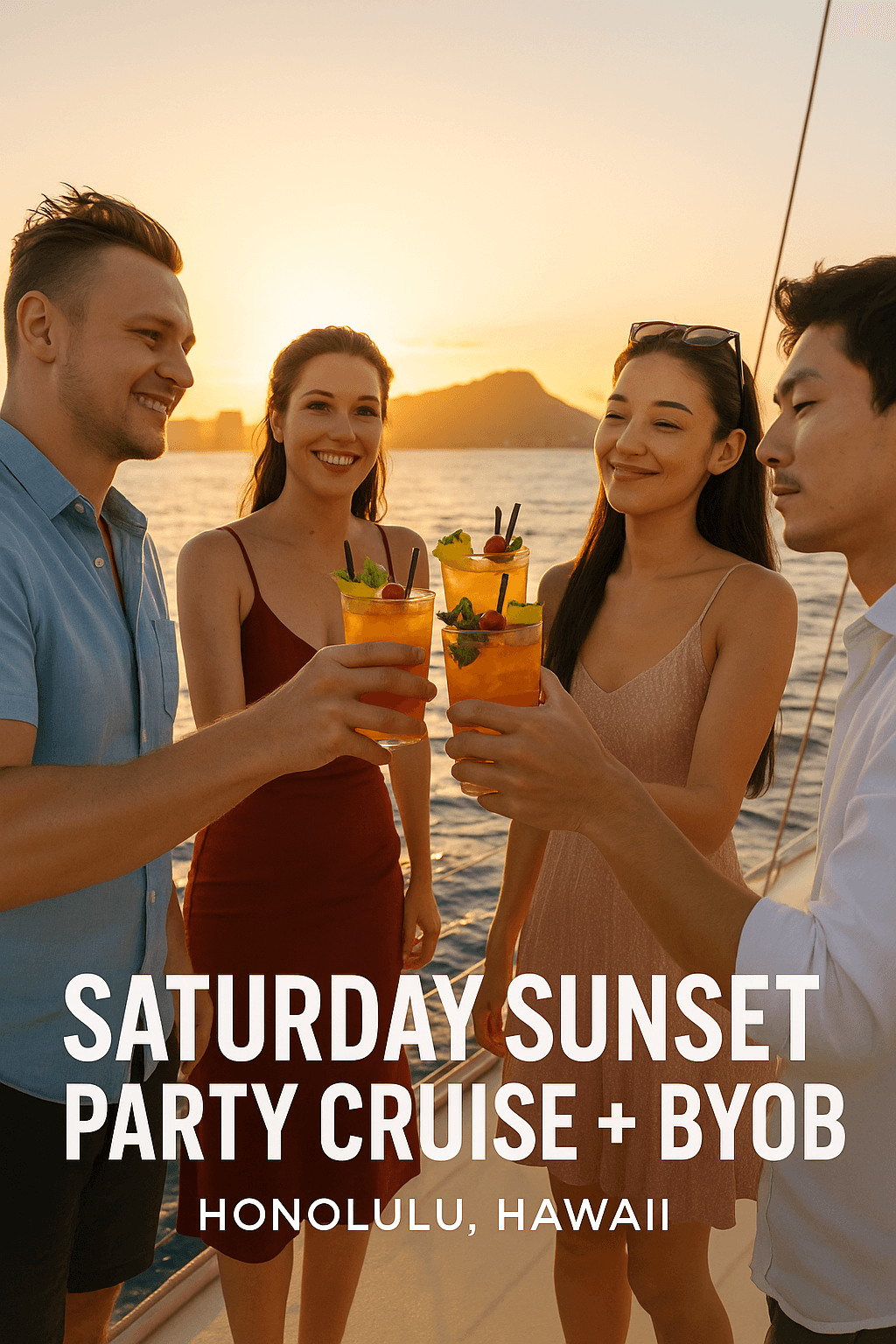 Groupon: Disco Sunset Party Cruise – DJ, Trampoline, BYOB & 2 Cocktails (18+)