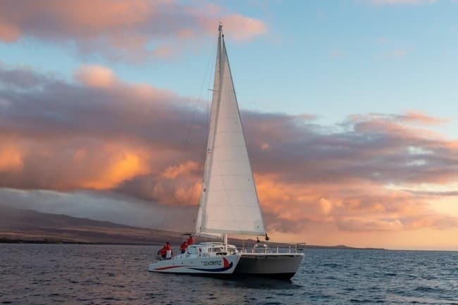 Pau Hana Sunset Cruise with the Whales departing Kawaihae Harbor
