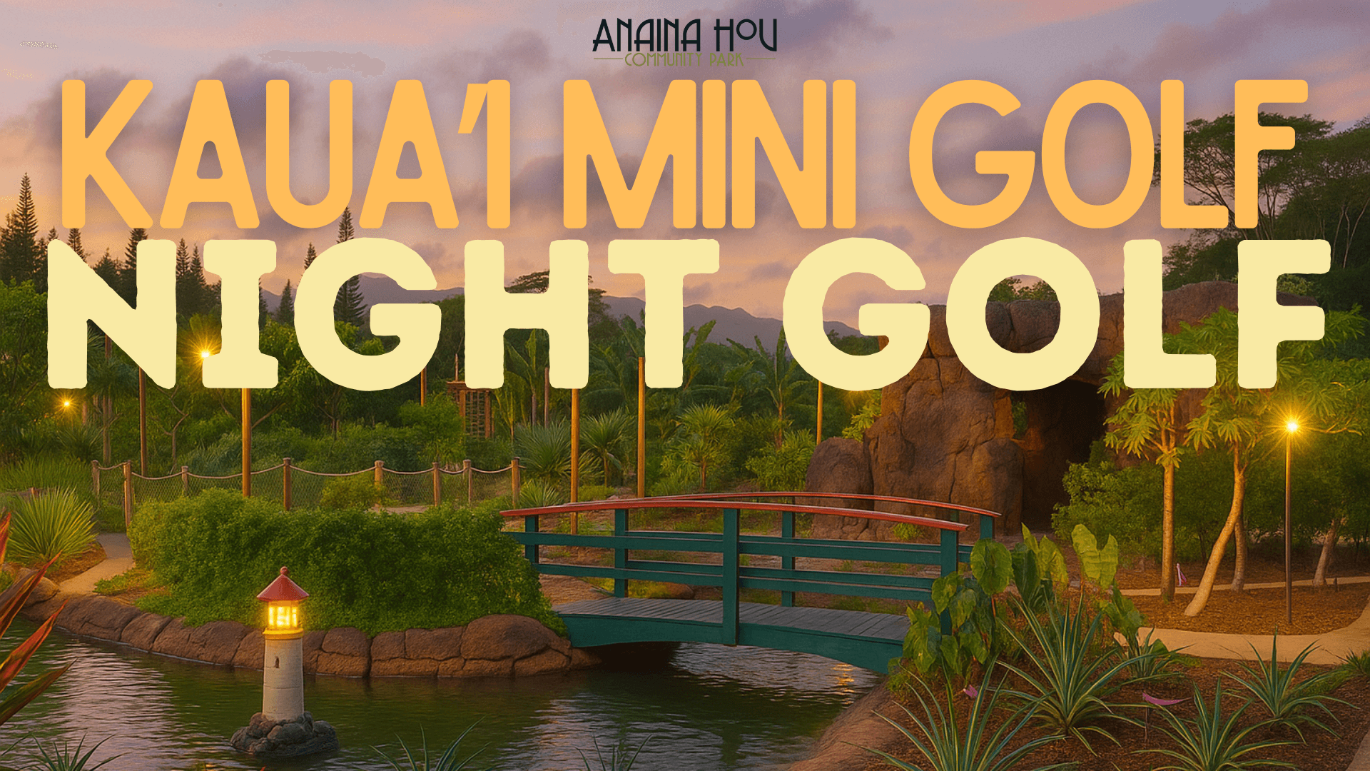 9-Hole Night Golf & Gardens