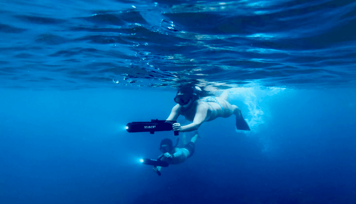 Scuba Jet through Turtle Town With Photo and Video