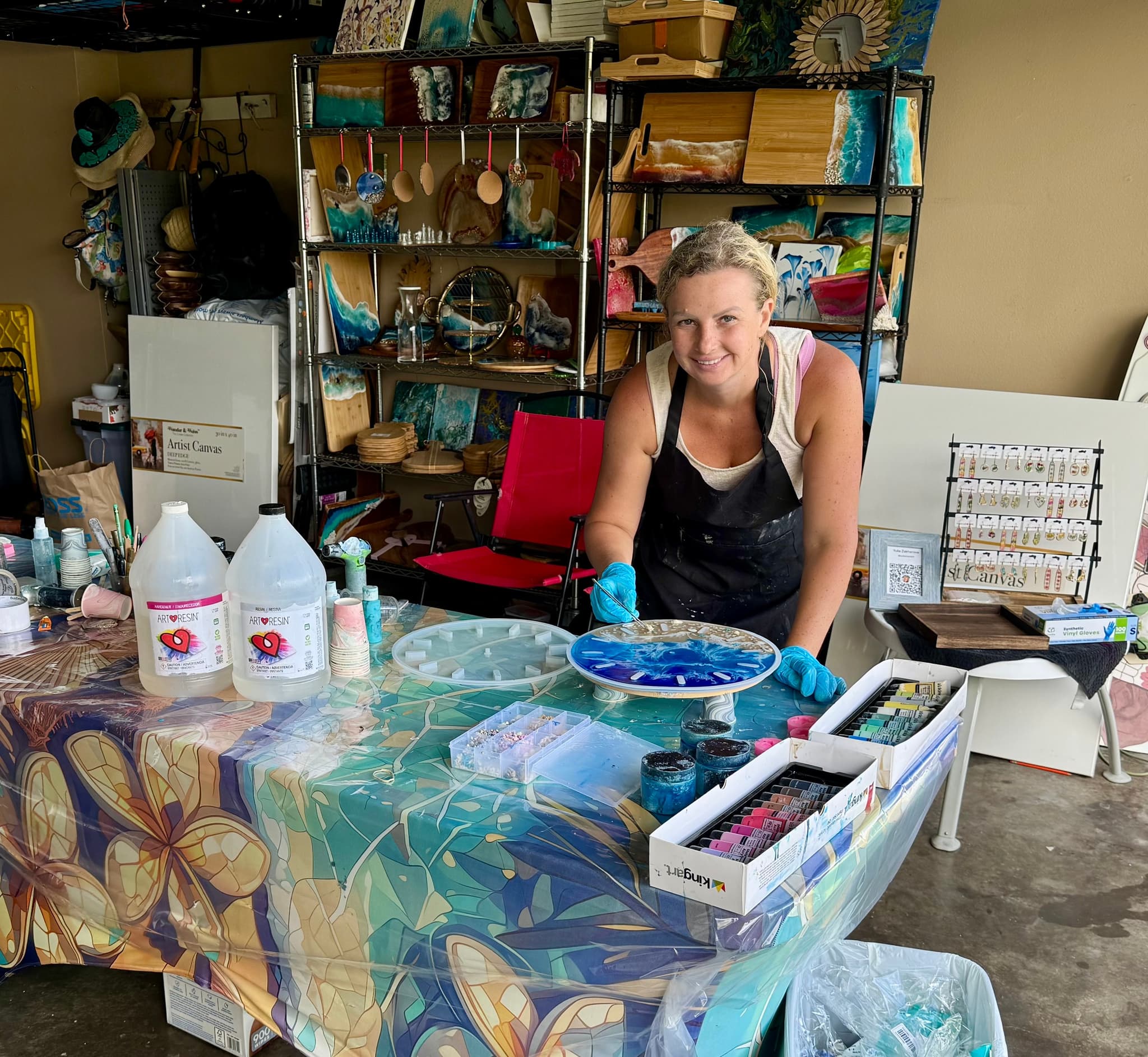 Epoxy Resin Ocean Clock Workshop