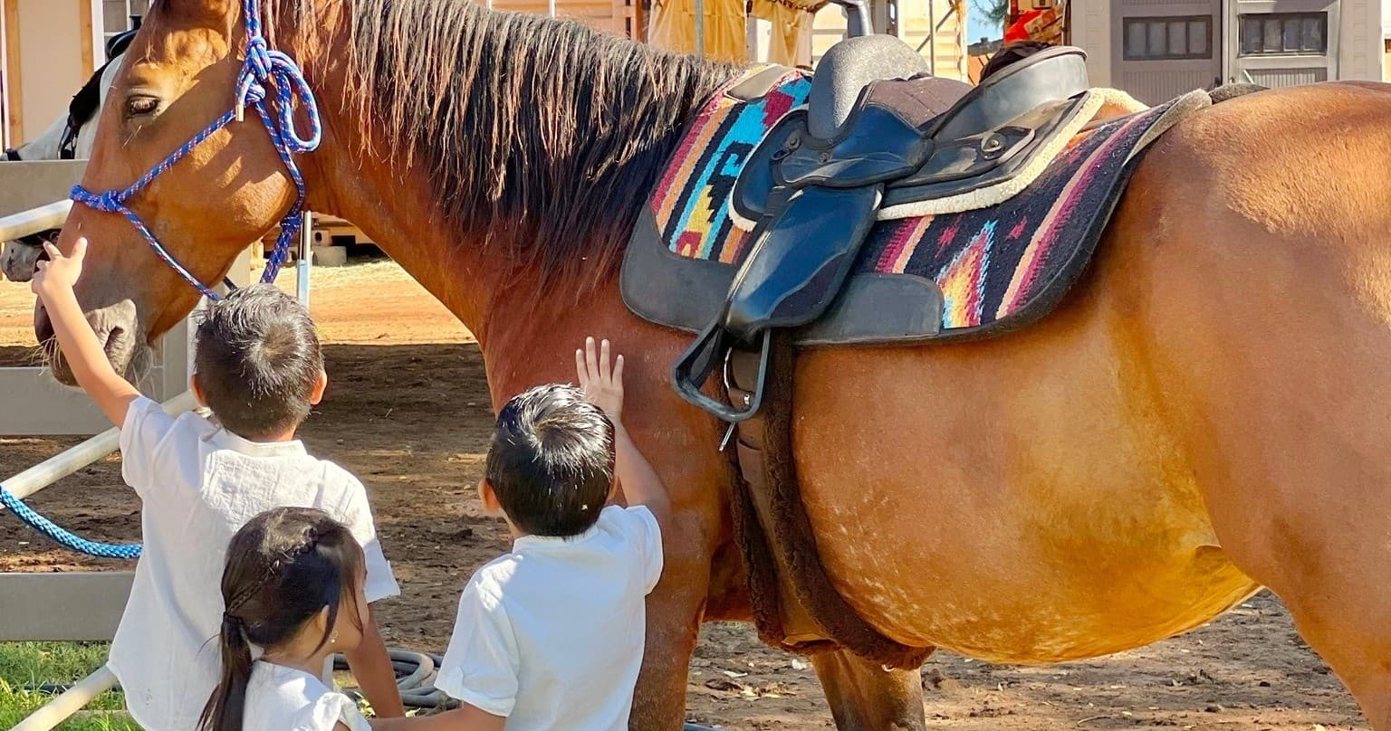 Keiki Horsemanship & Riding Lesson