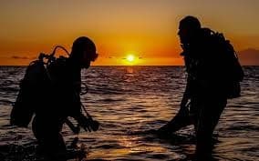 Night Dive from Shore