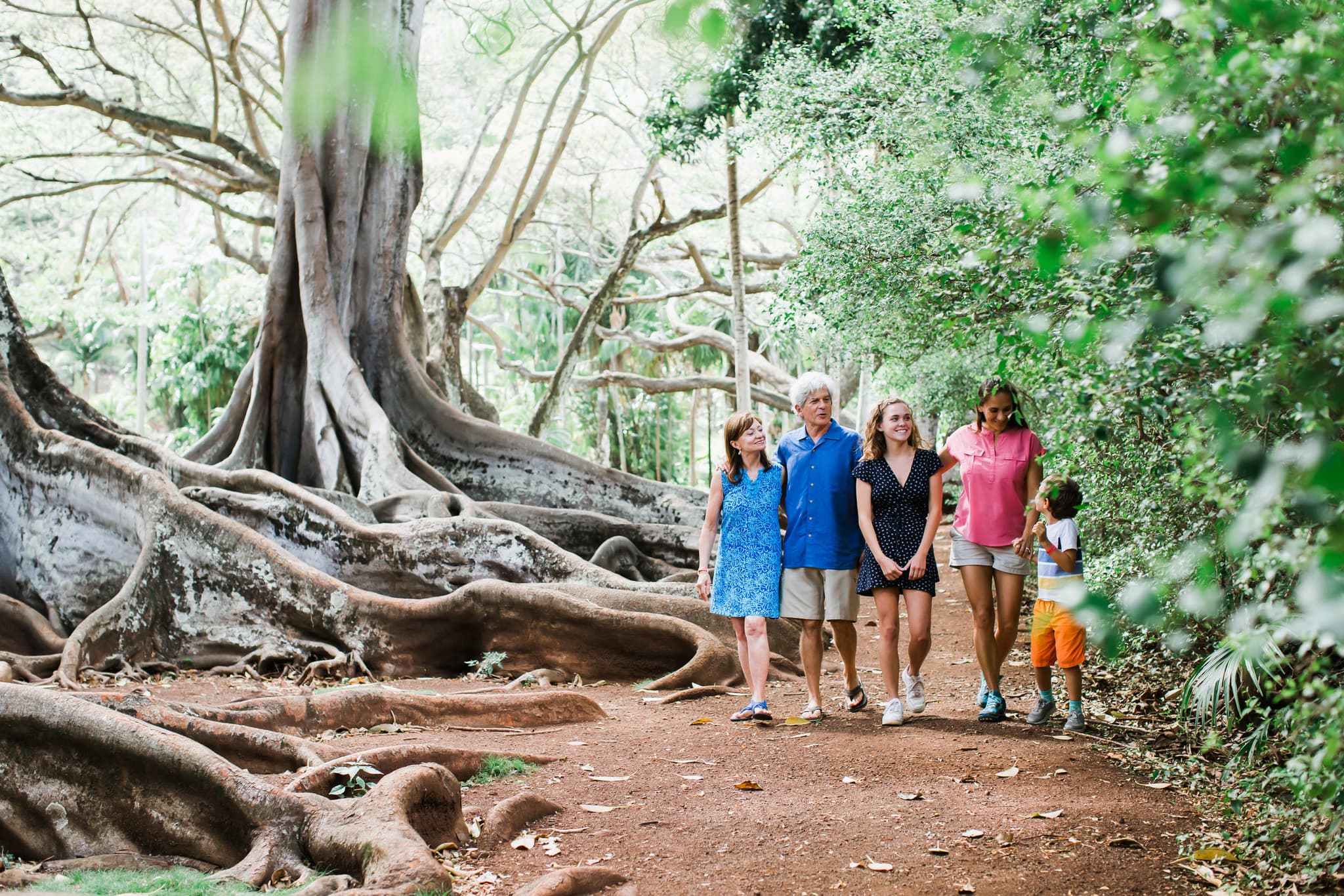 Allerton Garden at Sunset