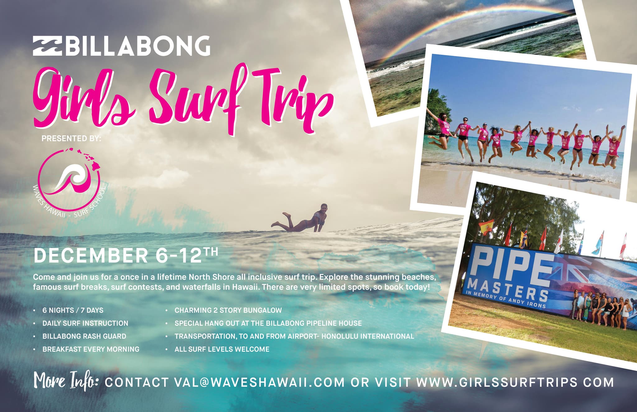 Pipe Masters North Shore Trip