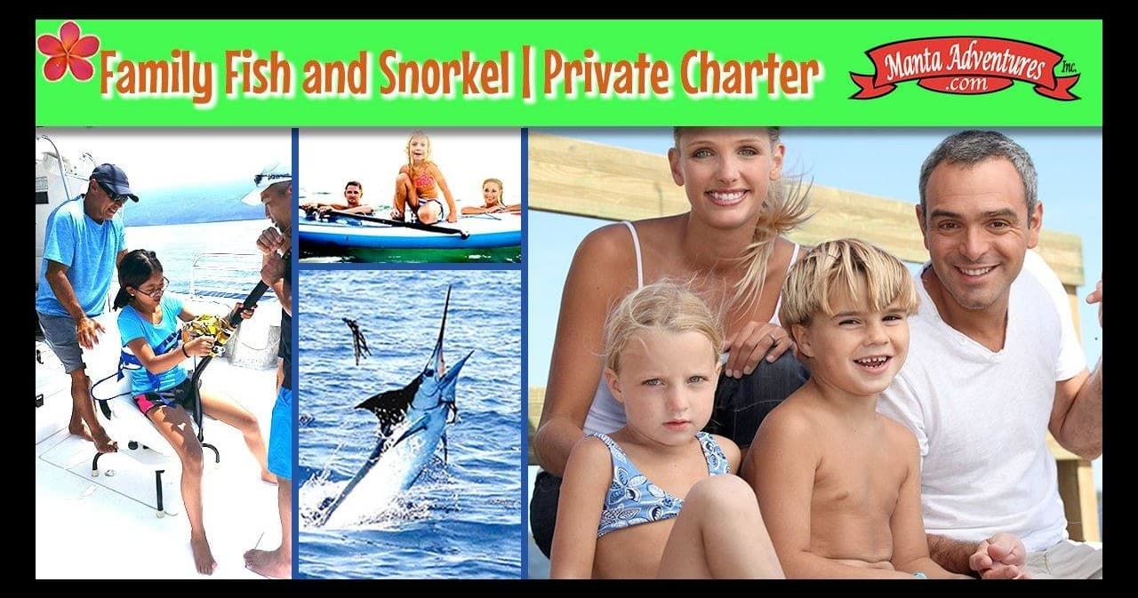 Family Snorkel / Fish Charter Maheli Heli