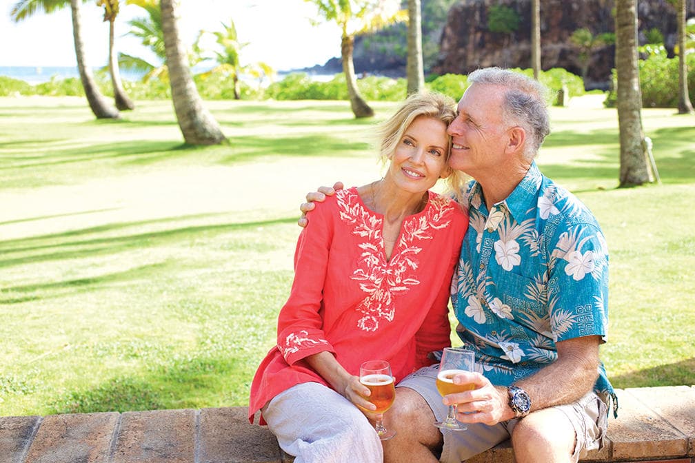 Allerton Garden at Sunset