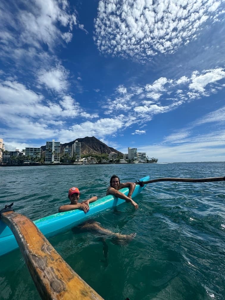 Kapua Wa'a Hawaiian Canoe Surfing Experience