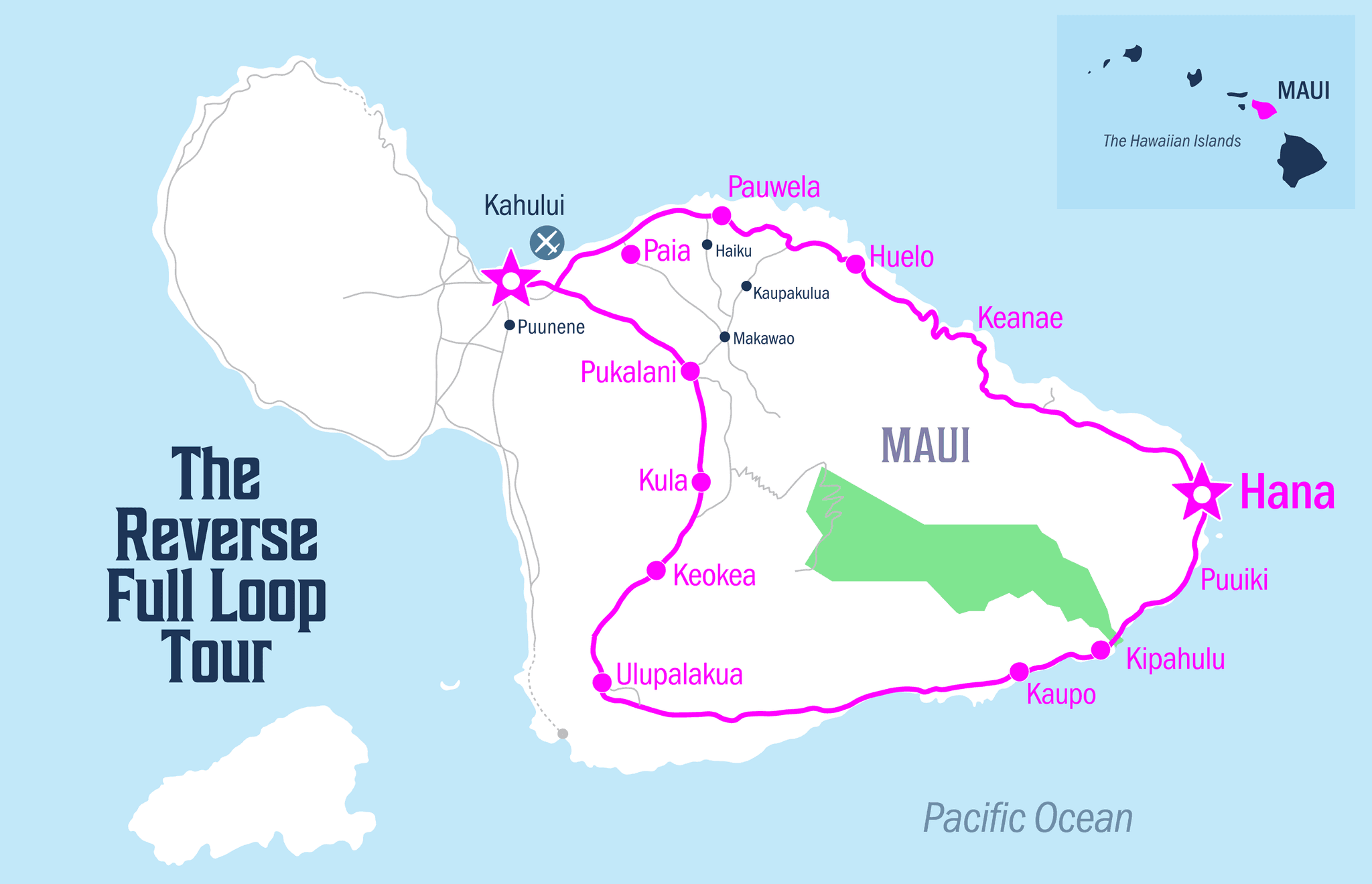 HANA REVERSE FULL LOOP TOUR