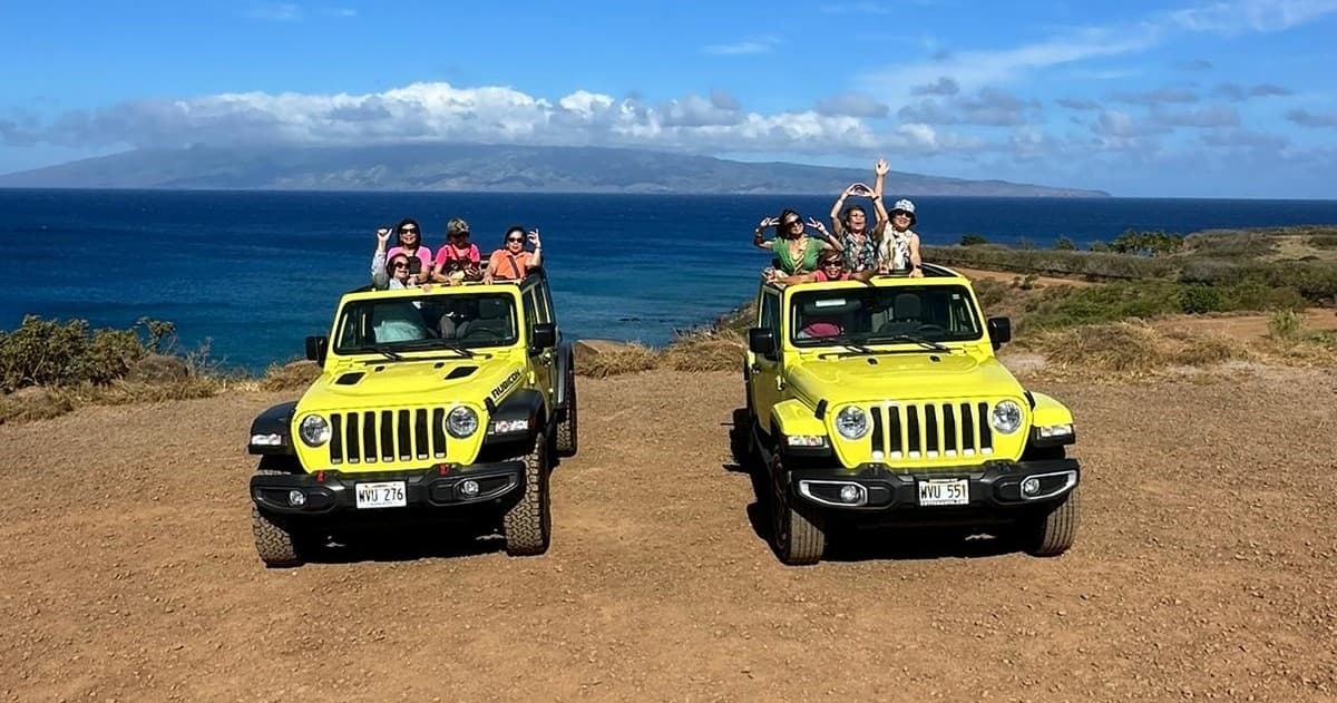 Private West Maui Coastline Open-Air Jeep Tour