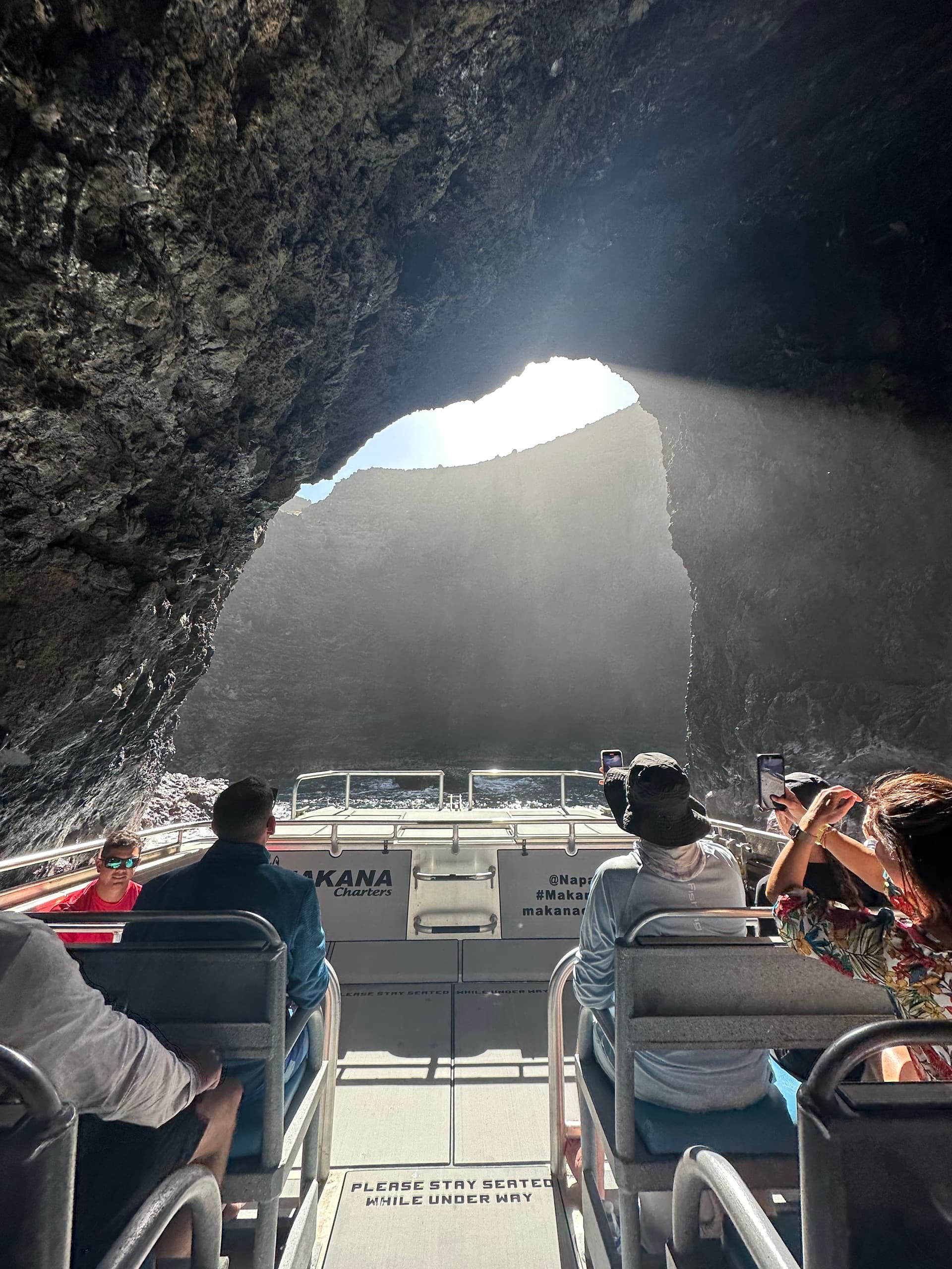 Na Pali Coast - Group Tour - on the Amelia K from Port Allen