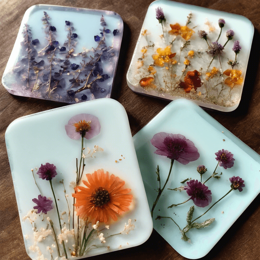 Epoxy Resin Coaster Set Class