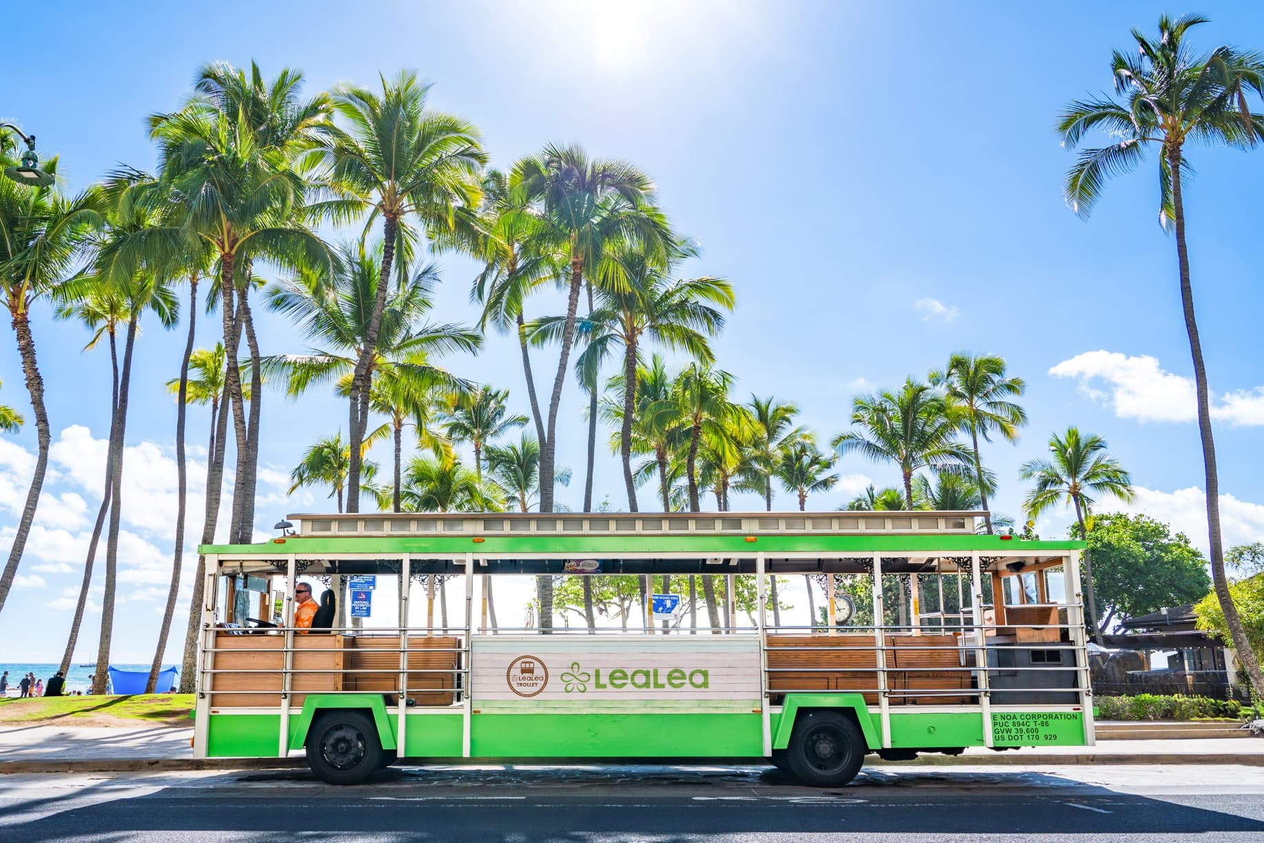 LeaLea Trolley 7 Line + Waikiki Trolley Pink Line 4-Day Pass