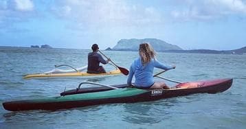 1 Person Outrigger Canoe Coastal Tours