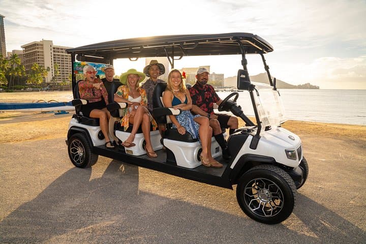 Waikīkī to Kahala Beach Open-Air Coastal EV Adventure