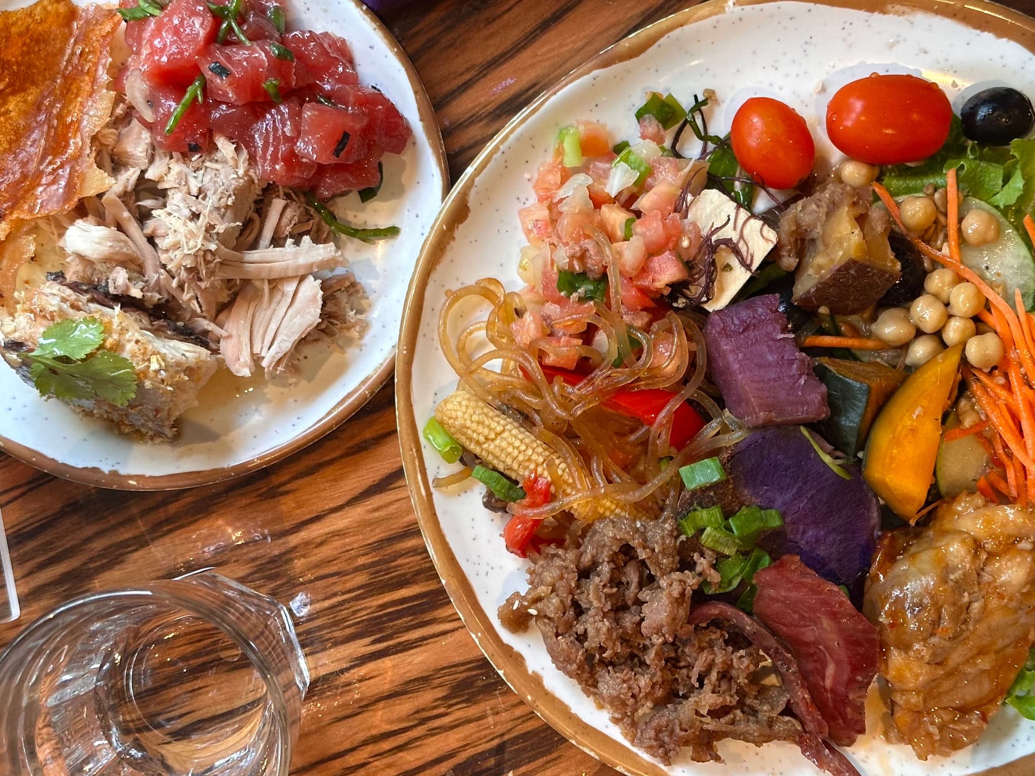 A taste of everything at the Aliʻi Lūʻau buffet. Photo by Sarah Burchard.