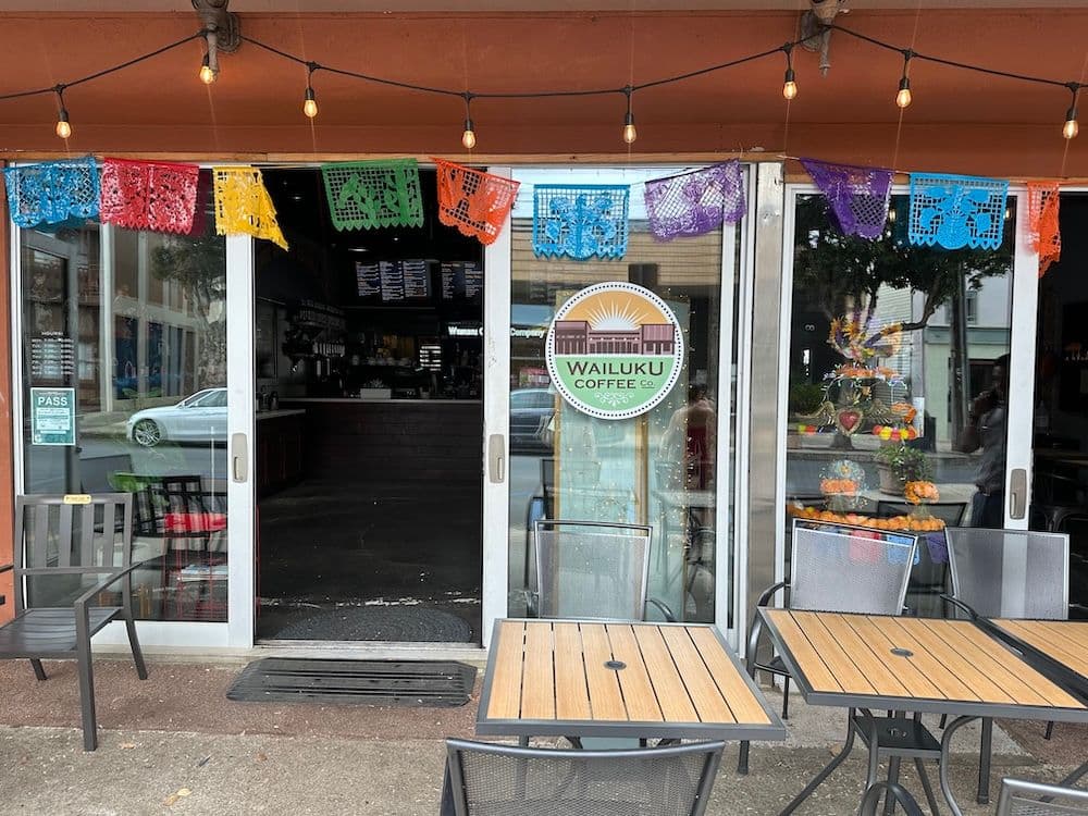 Wailuku Coffee Company. Photo by Sarah Burchard.