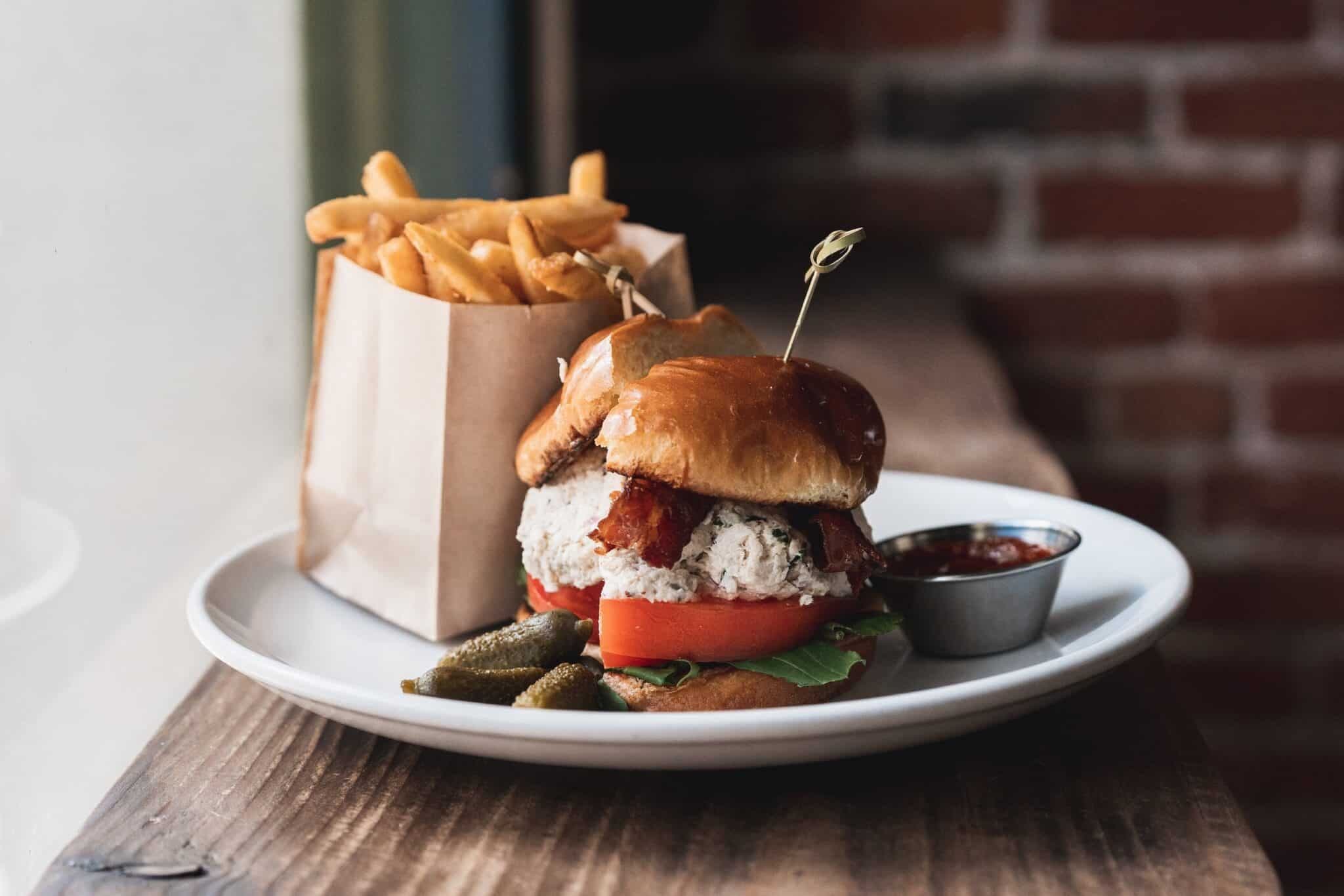 Smoked Ono Club. Courtesy of Fete Restaurant.