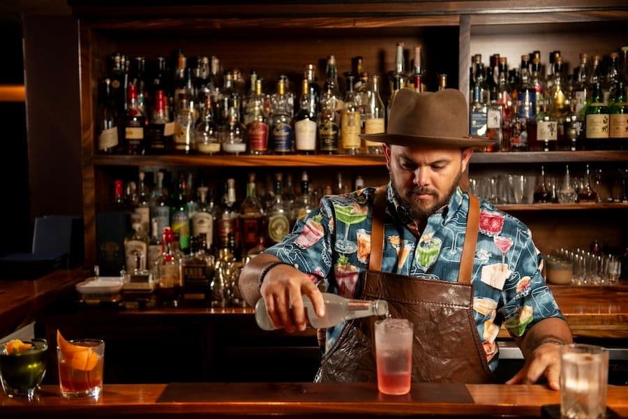 Award-winning mixologist and owner of Bar Leather Apron Justin Park. Photo courtesy of Mauna Lani, Auberge Collection.