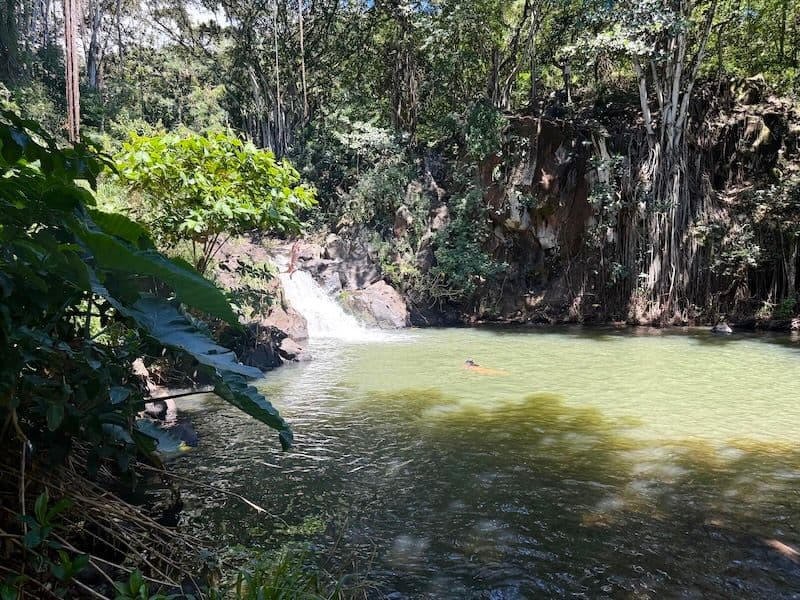 Hiking Kapena Falls