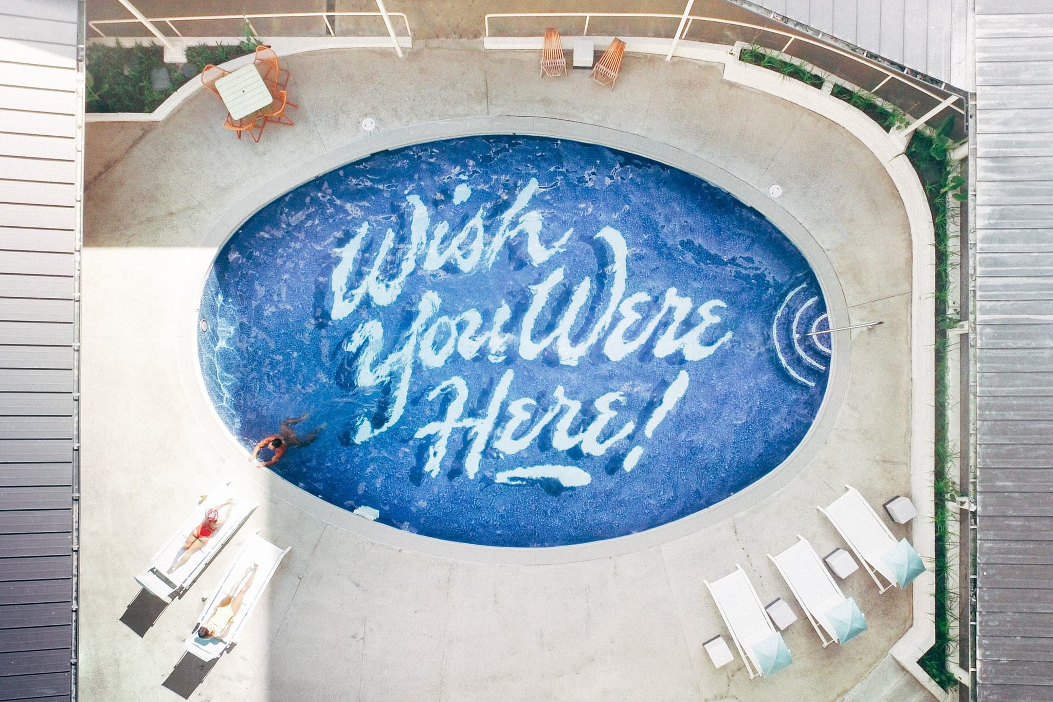 The Surfjack pool. Courtesy of Surfjack Hotel & Swim Club.