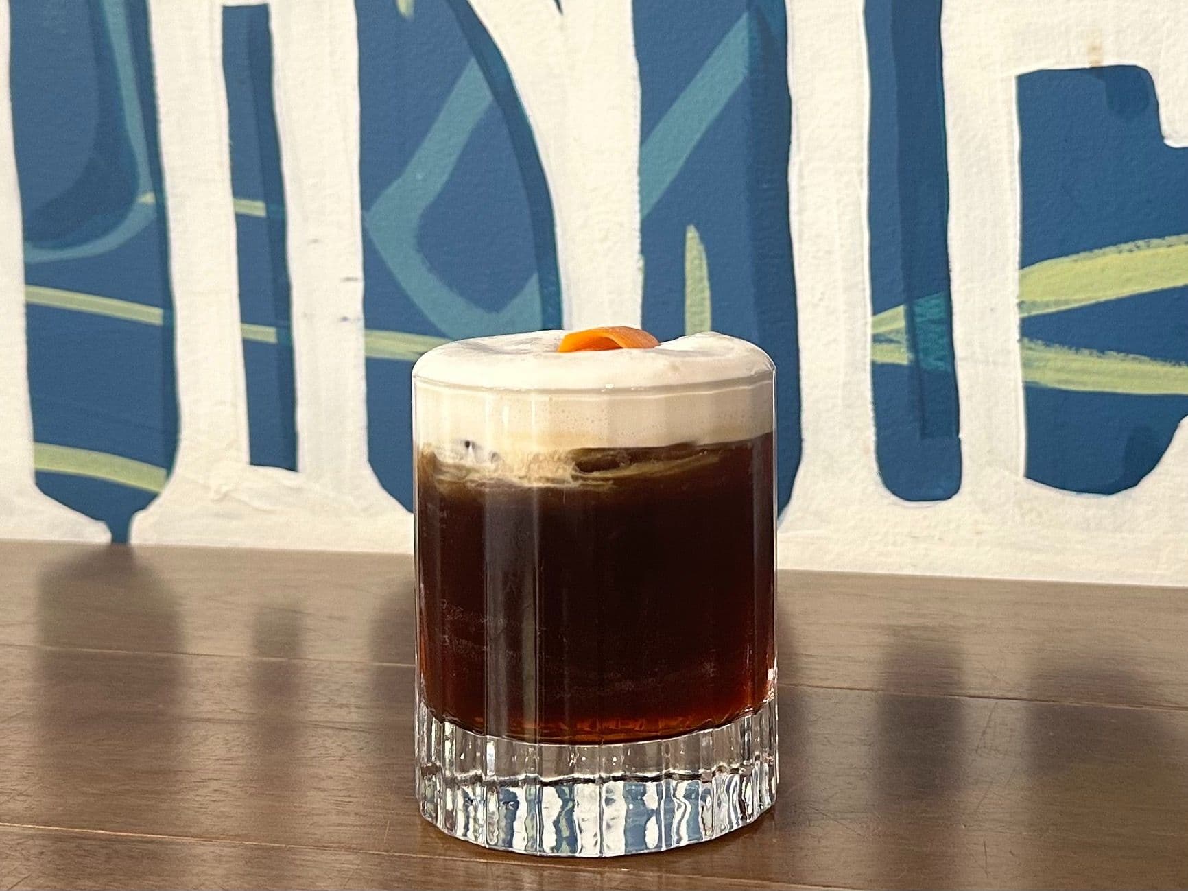 coffee in a glass