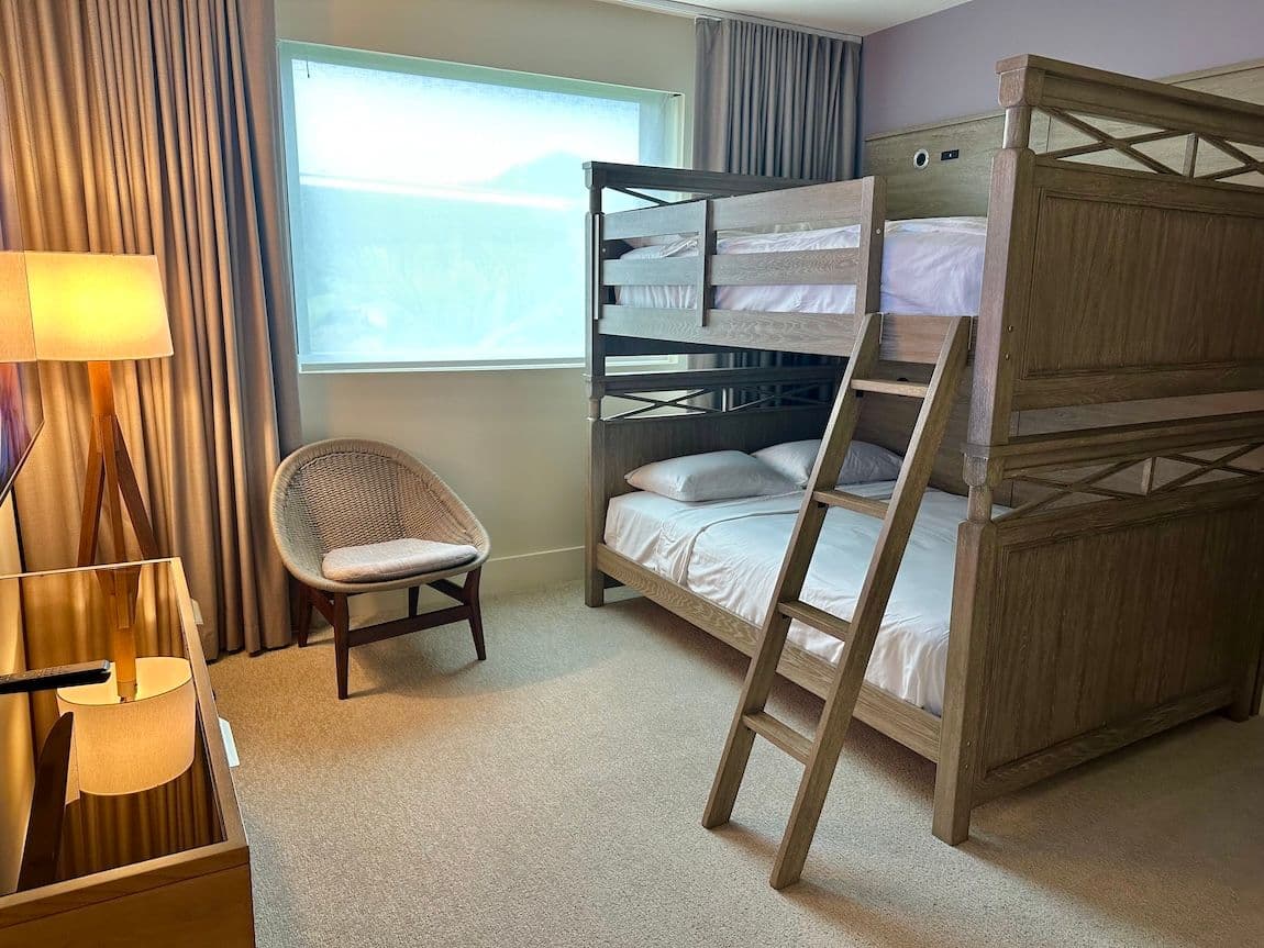 The villas at Andaz Maui at Wailea Resort by Hyatt feature rooms for kids. Photo by Sarah Burchard.