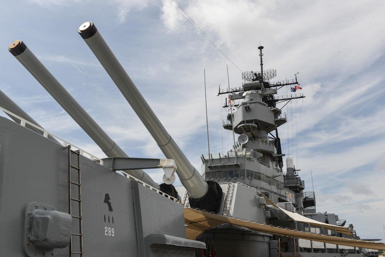 USS Missouri at Pearl Harbor. Photo by Felix Lipov (Shutterstock).