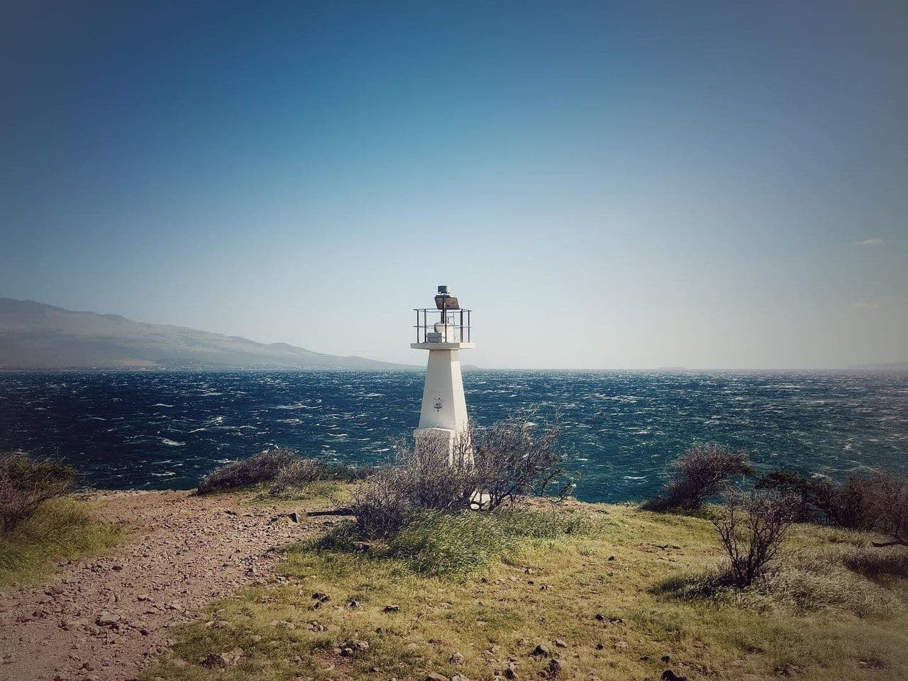 McGregor Point Lighthouse on Maui Hawaii.