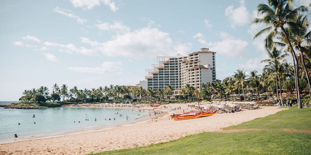 Ko Olina lagoons.