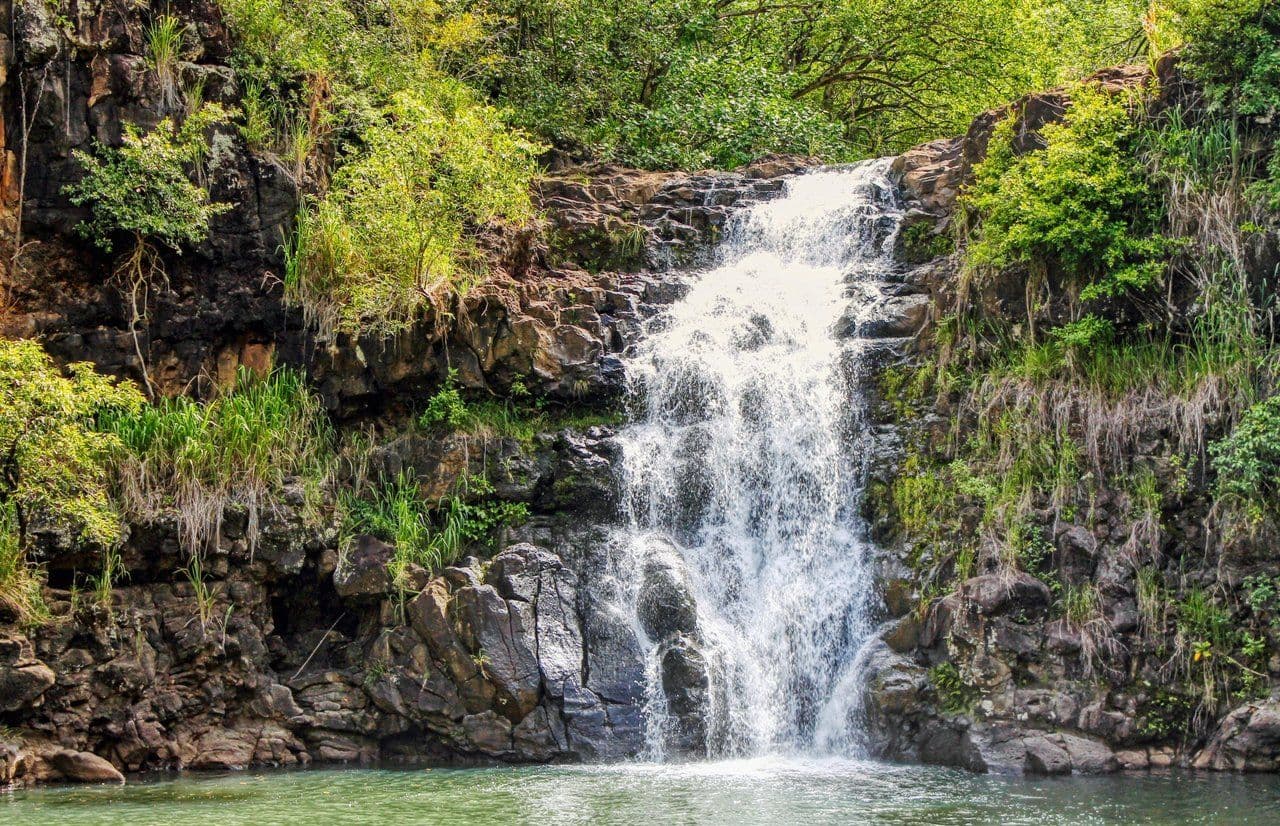 waterfall in Hawaii