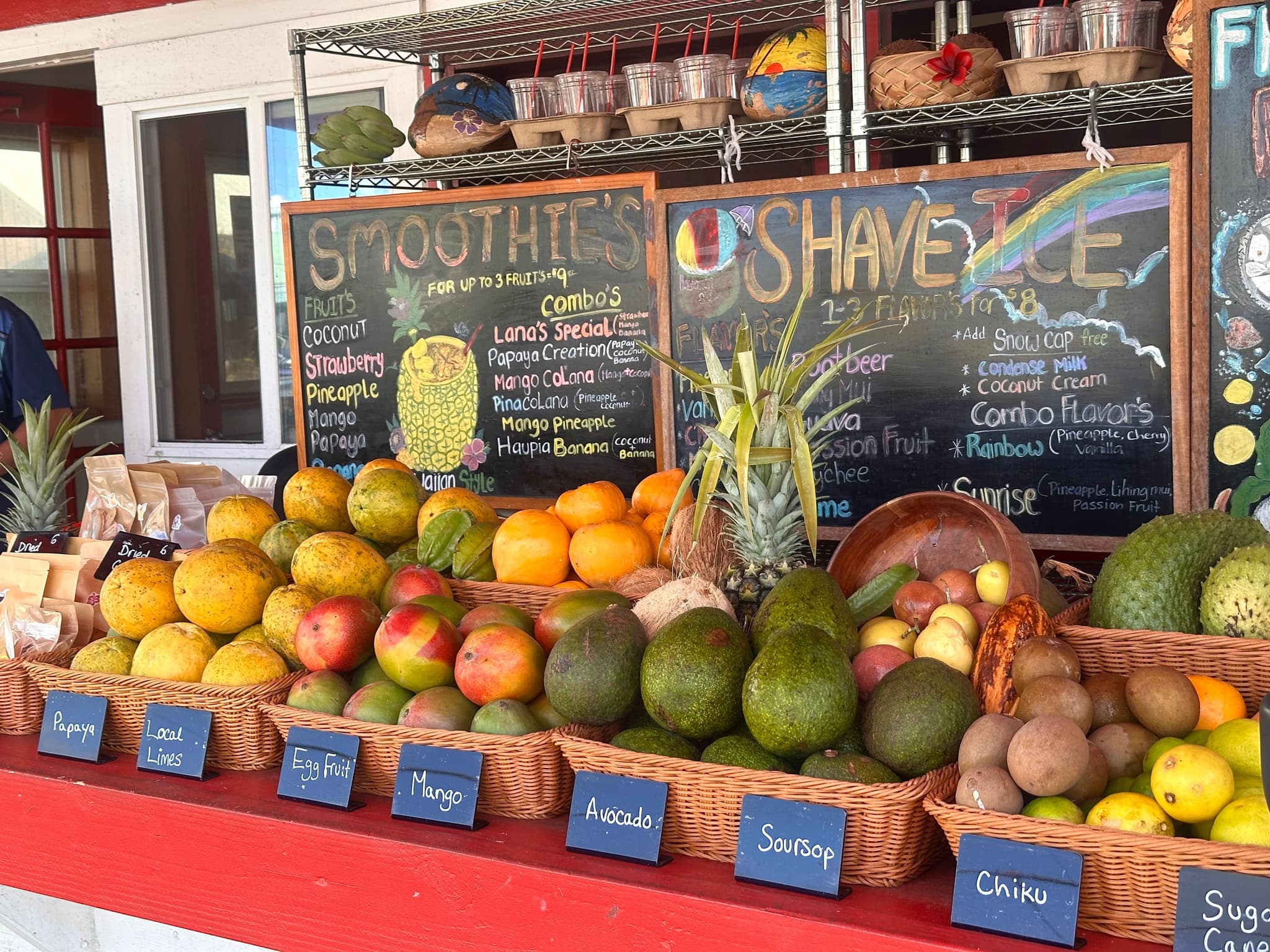 Lana's Cafe in Old Kapa'a Town. Photo by Sarah Burchard.