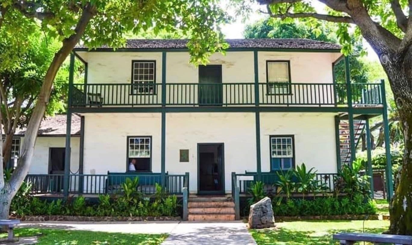 The Baldwin House (the oldest house built on Maui) before the fire. Courtesy of Lāhainā Restoration Foundation.